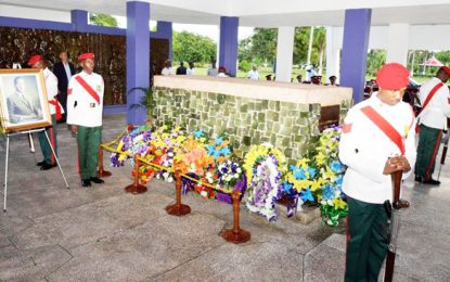 President Granger pays tribute to Burnham on his 31st death anniversary