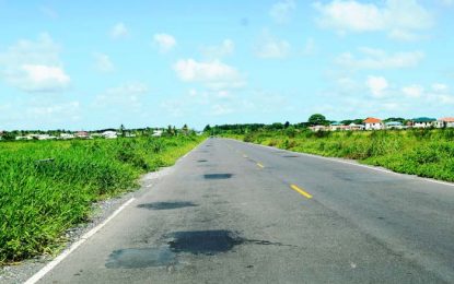 Contractor delivers on promise…La Parfaite Harmonie Access Road rectified