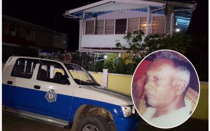 Pensioner found with throat slashed