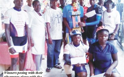 Andre “Padlock” Green upsets  field to take Grenville Felix  memorial open cycle race