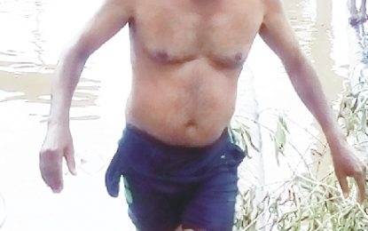 70 year old Ashraf Ali Swims 7 miles  back and forth across Demerara River