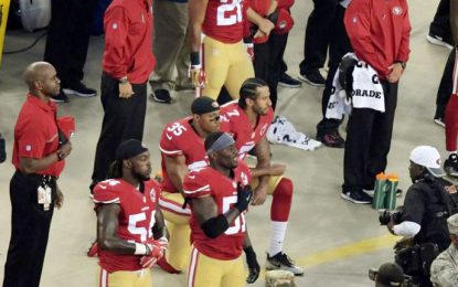 Monday Night Football shines spotlight on national anthem protests