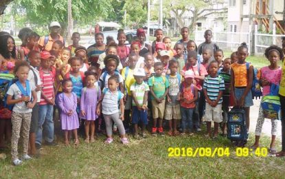 90 children benefit from school supplies as school reopens
