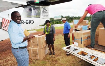 Critical medical supplies delivered to Mabaruma Hospital