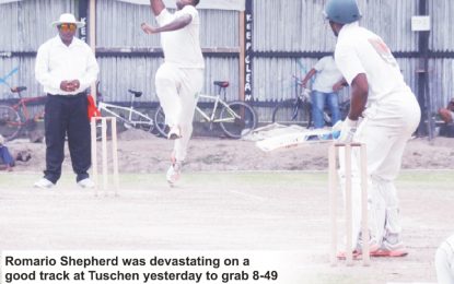 GCB’s Jaguars three-day League…