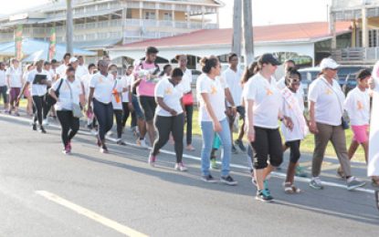 Key Club hosts Childhood Cancer Awareness Walk