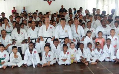 Top IKD Chairman/Chief Instructor Grades 138 Karate Students at the YMCA
