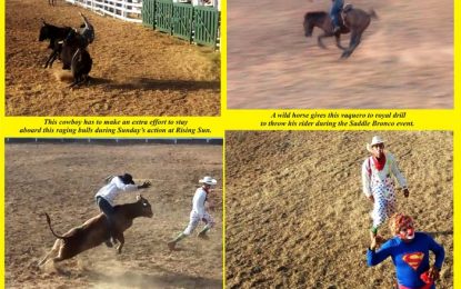 Clown, tamer plenty skills, spills and thrills at Rising Sun Rodeo