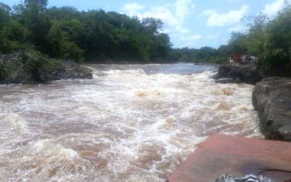 Stuck gold dredge cleared from Mazaruni River channel