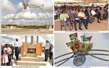 Linden unveils $20M bauxite centennial arch