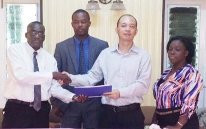 Chinese Delegation meets with Regional Chairman and Linden Mayor