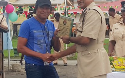 Police awards K/News Michael Jordan for assisting in cracking cold case