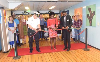Logos Hope book fair official opens to Guyanese