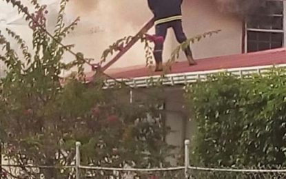 Fire damages Republic Park home