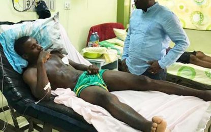 Alpha Utd striker hospitalized following knife attack