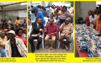 Sophia and Turkeyen residents benefit from HFTNF outreach