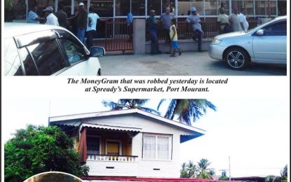 Berbice bandits raid MoneyGram, terrorize vendor