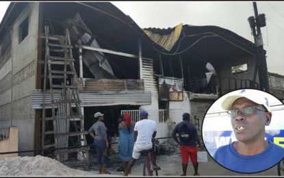 Fire destroys Buxton bakery