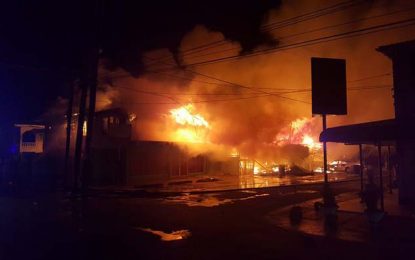 Cops seek drug addict after fire razes three houses