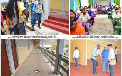 Ministerial team visit…Region 8 officials to monitor repairs of $1B unfinished Kato school