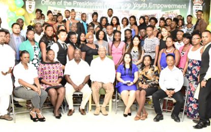 President to re-establish Guyana Youth Corps in 2018