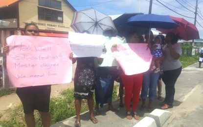 Parents protest dismissal of Common Entrance teacher