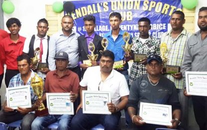 Kendall Union Sports club holds inaugural awards and presentation ceremony