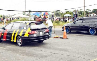 GMR&SC Int’l Drag Meet…Large turnout watches Persaud upstage rivals