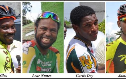 Cyclists to battle from Ocean View to Mahaicony and back in GCF 2nd Points Race