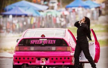 Sharima Khan blazes trails as Guyana’s only female race car driver