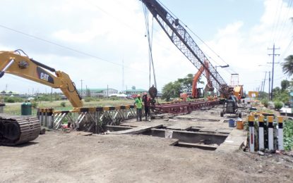 Foreman says June deadline attainable for Liliendaal Bridge rehab