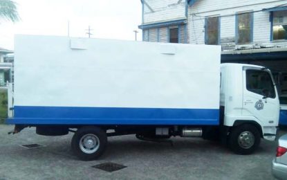 B Division Police receive brand new Prison truck