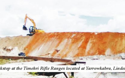 Riflemen ready for the  ranges again following extensive  rehab. of the Timehri Range