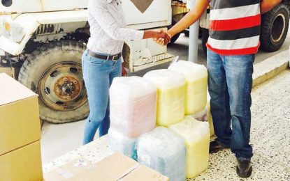 TidyUp donates 100 gallons of cleansing products to flood-hit Region Eight