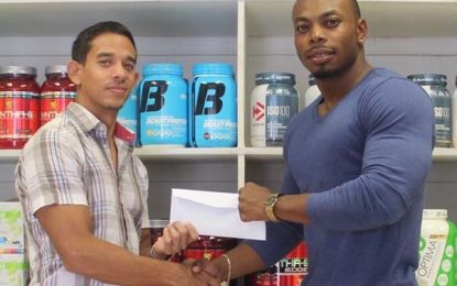 Fitness Express support for Campbell to compete at Sports World Classic in T&T