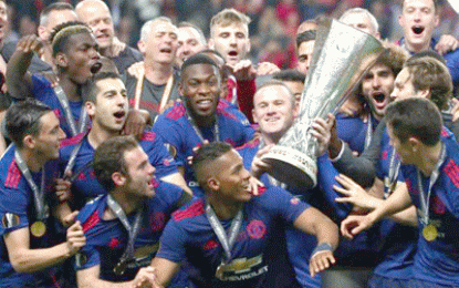 United outclass Ajax to win Europa League on emotional night