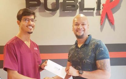 Publik on board with support for the Guyana Sport Shooting Federation
