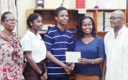 Tutorial High local alumni reward top CSEC performer