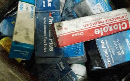 Bust at Diamond Bond … One in custody after admitting to ‘stashing’ pharmaceuticals