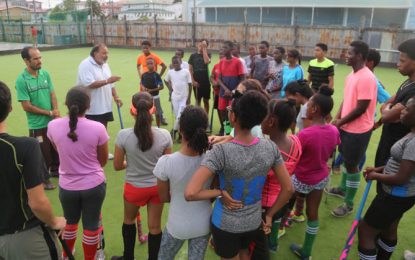 FIH Coach conducts hockey clinic in Guyana