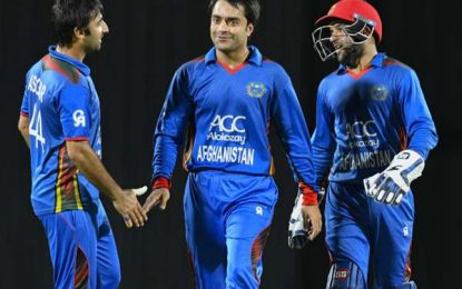Ahmadi, Khan gives Afghanistan historic victory