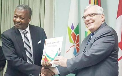 ACM, Canadian High Commission launch informative booklets on Guyana’s Parliament