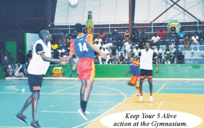 GT Beer Keep Your 5 Alive KO Futsal Tourney…Finals slots on the line as  semis on tonight at Gymnasium