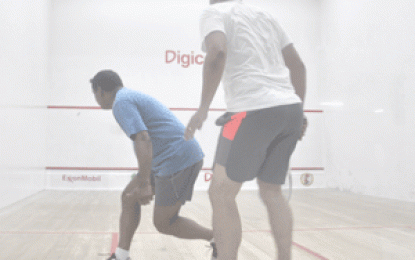 Digicel 2017 Senior National Squash C/ships …Fernandes beat Low in Over-50 category
