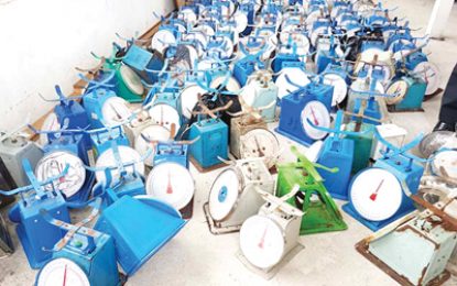 Over 1,100 unapproved, unverified scales seized in 18 months