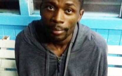 Escapee Stafrei Alexander captured in Corentyne backlands