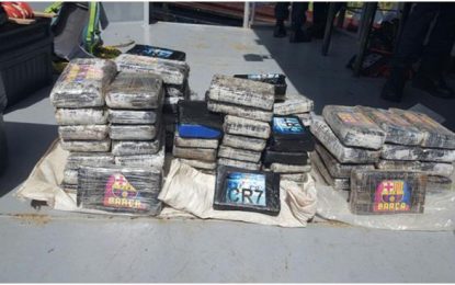 Two in custody following discovery of 95 kilos of coke