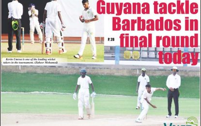 Regional U17 tourney…Guyana tackle Barbados in final round today