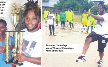 Osmond Cummings fourth Memorial Football Extravaganza… Botofago U18 and U23 outgun Eagles United and Amelia’s Ward
