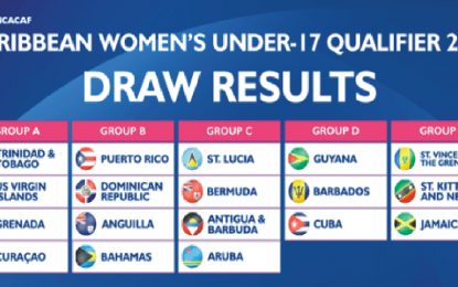 Barbados arrive for Group D CONCACAF female Under-17 qualifiers